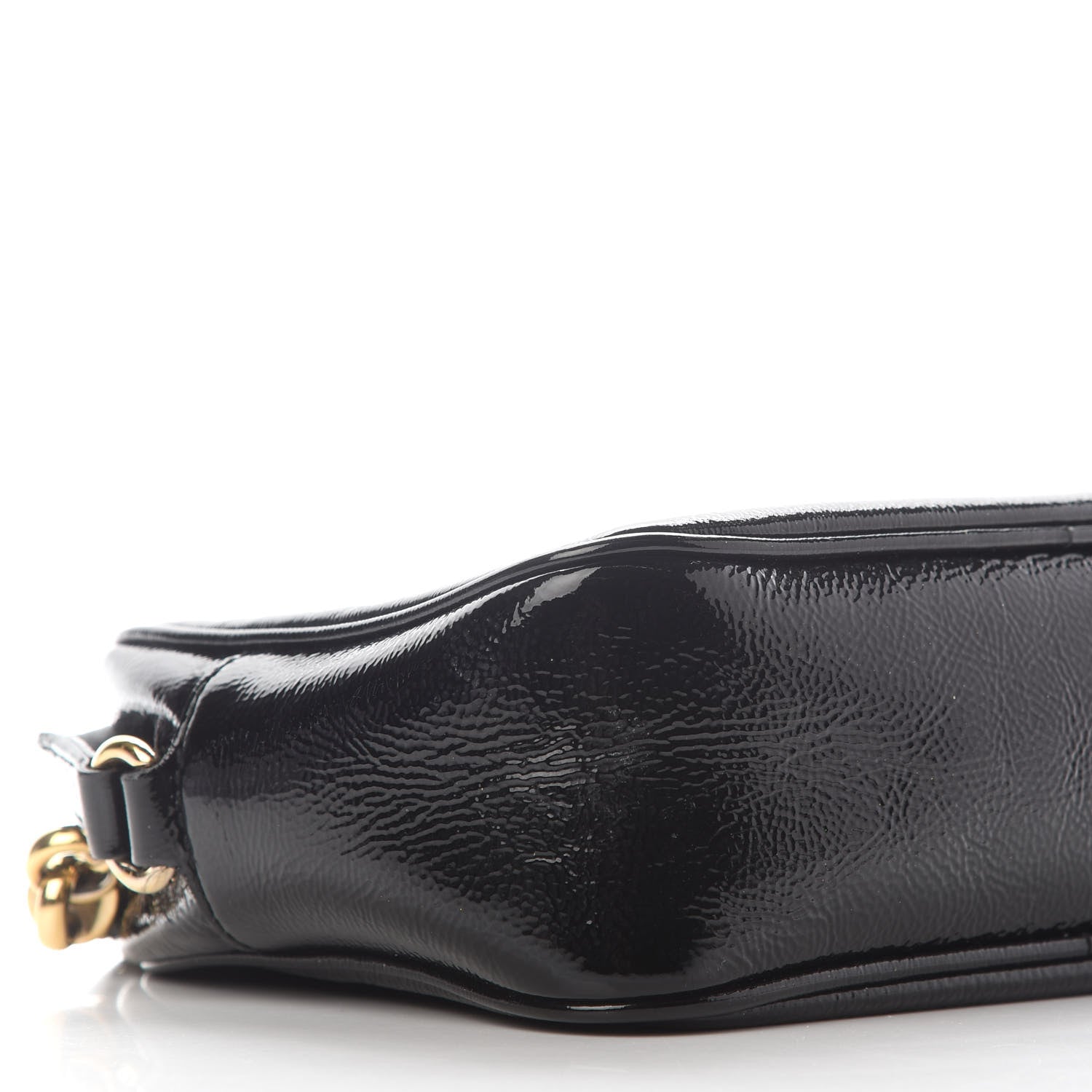Gucci Soft Patent Small Soho Disco Bag Black 8 of 11