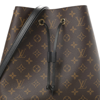 Louis Vuitton Monogram Neonoe MM Black 8 of 10
