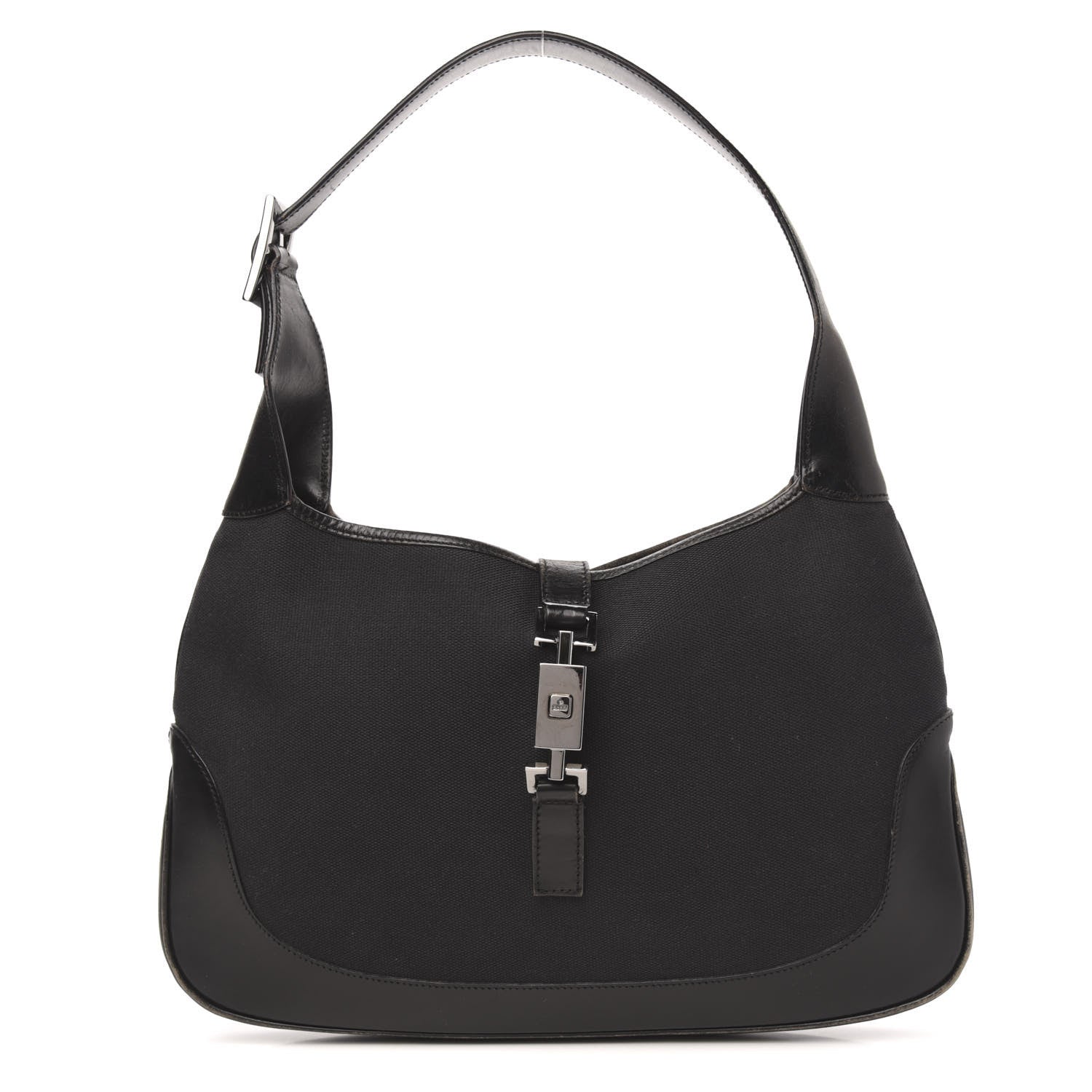 Gucci Canvas Jackie O Hobo Black 1 of 13