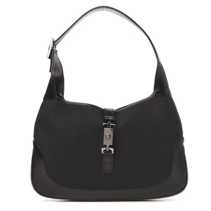 Gucci Canvas Jackie O Hobo Black 1 of 13