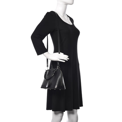 Louis Vuitton Epi Alma BB Black 2 of 9
