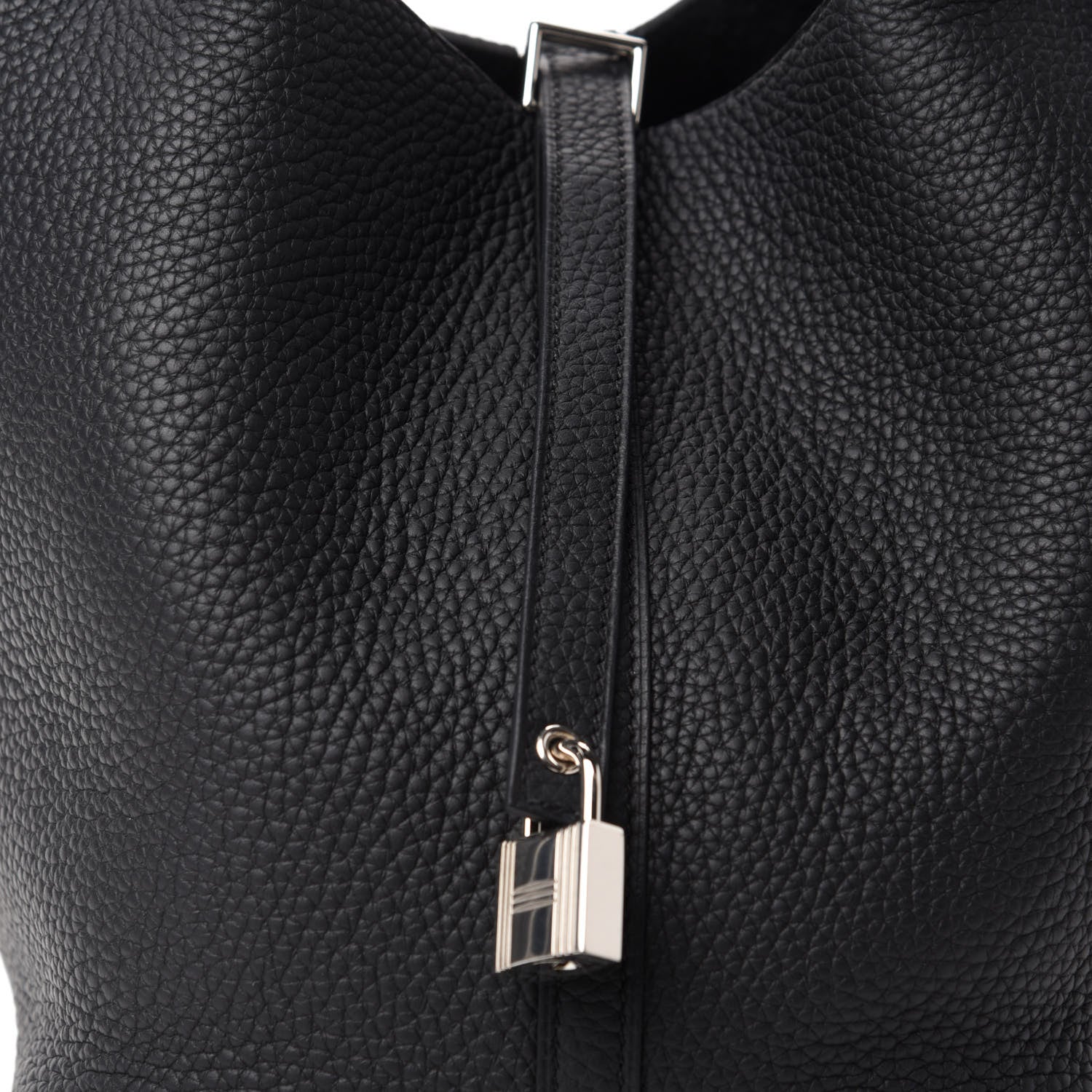 Hermes Taurillon Clemence Picotin Lock 22 MM Black 10 of 11