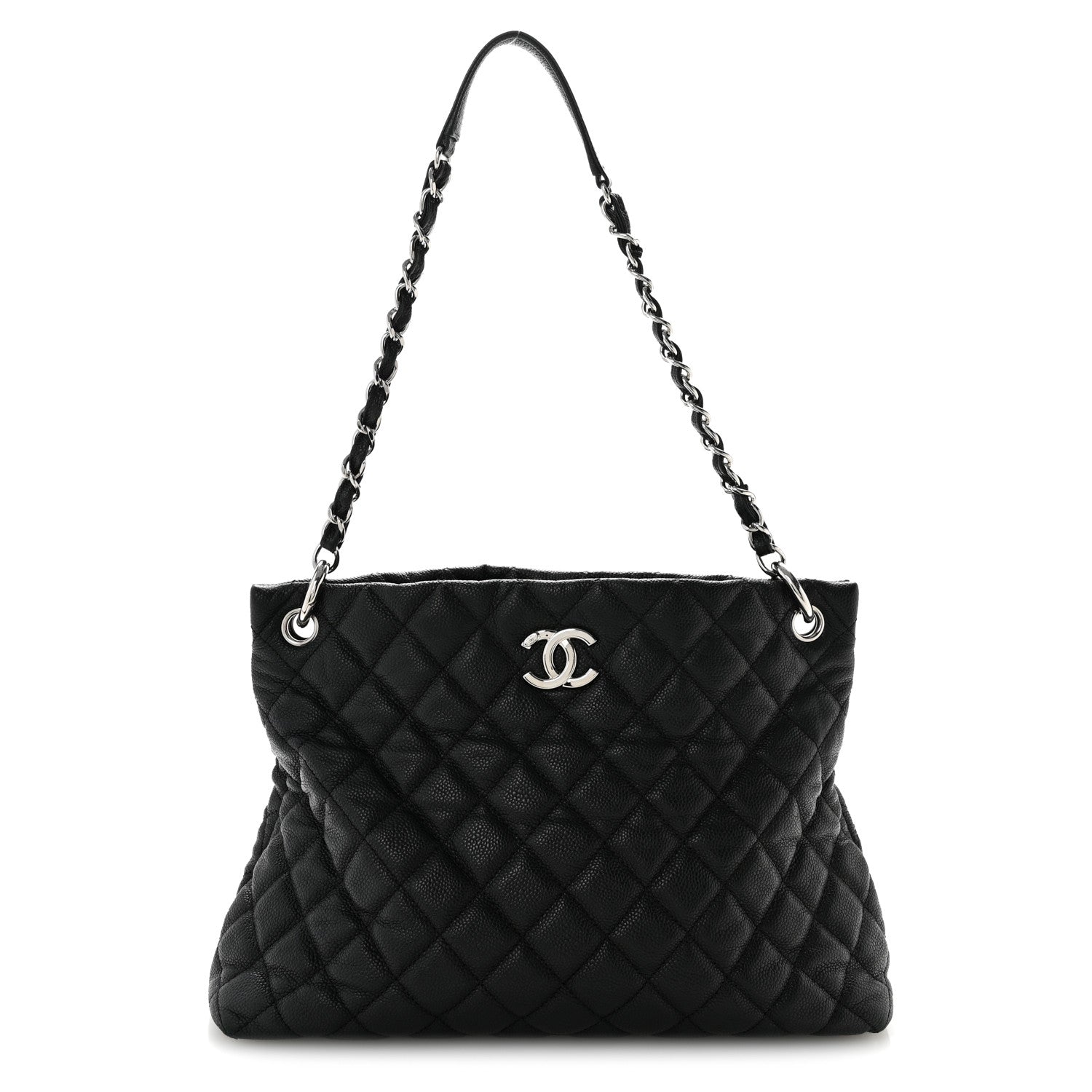 Chanel Caviar Quilted Easy Zip Tote Black 1 of 12