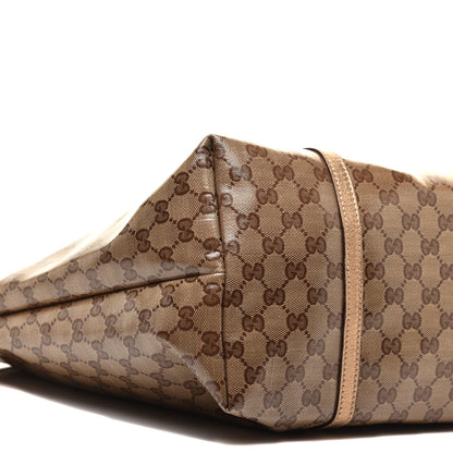 Gucci Crystal Monogram Large Joy Tote Gold 8 of 9