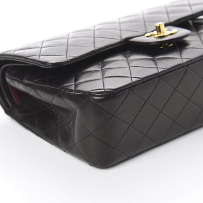 Chanel Lambskin Quilted Medium Double Flap Black 5 of 9