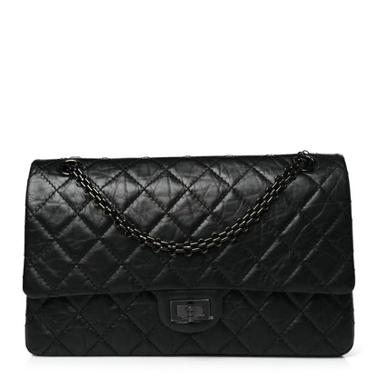 Chanel Aged Calfskin Quilted 2.55 Reissue 226 Flap So Black 1 of 8