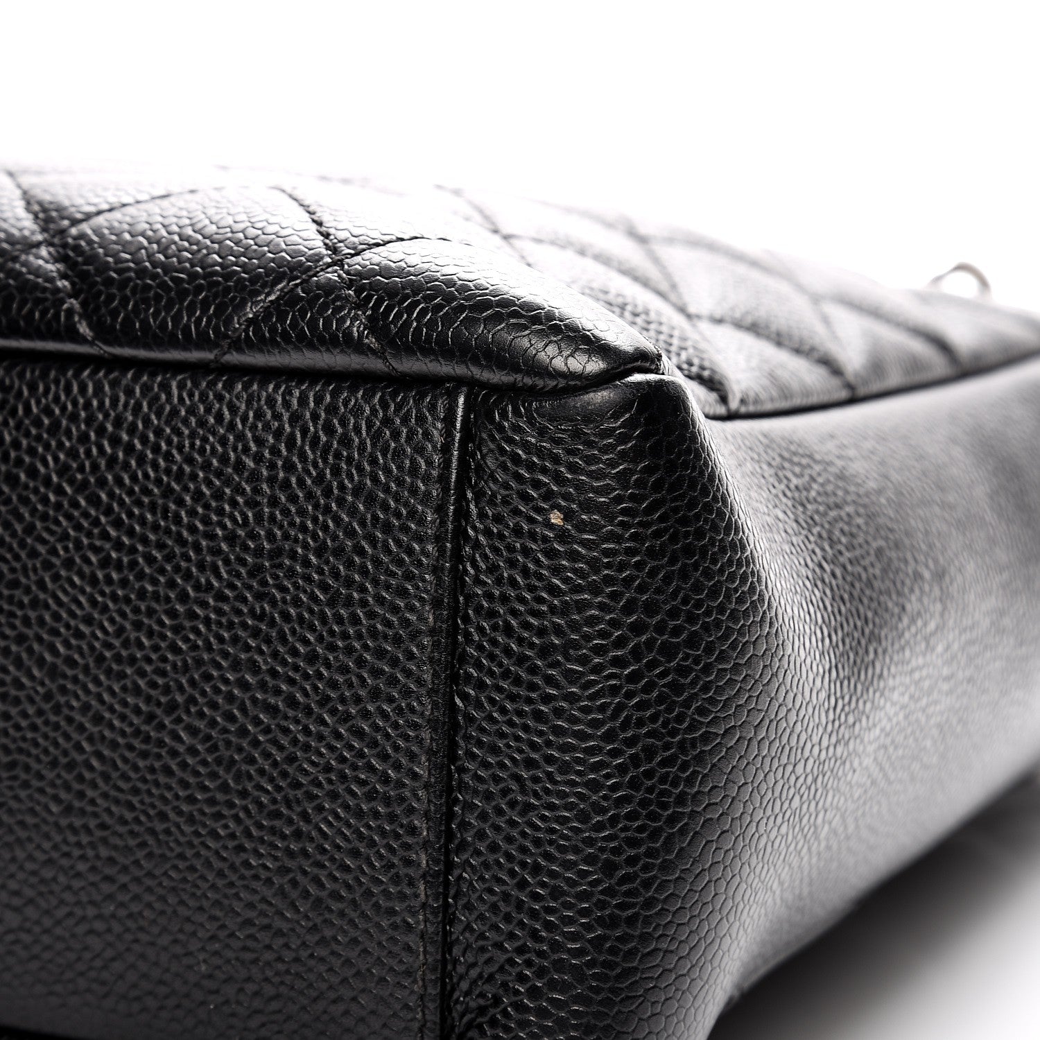Chanel Caviar Quilted Petit Shopping Tote PST Black 8 of 10