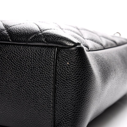 Chanel Caviar Quilted Petit Shopping Tote PST Black 8 of 10