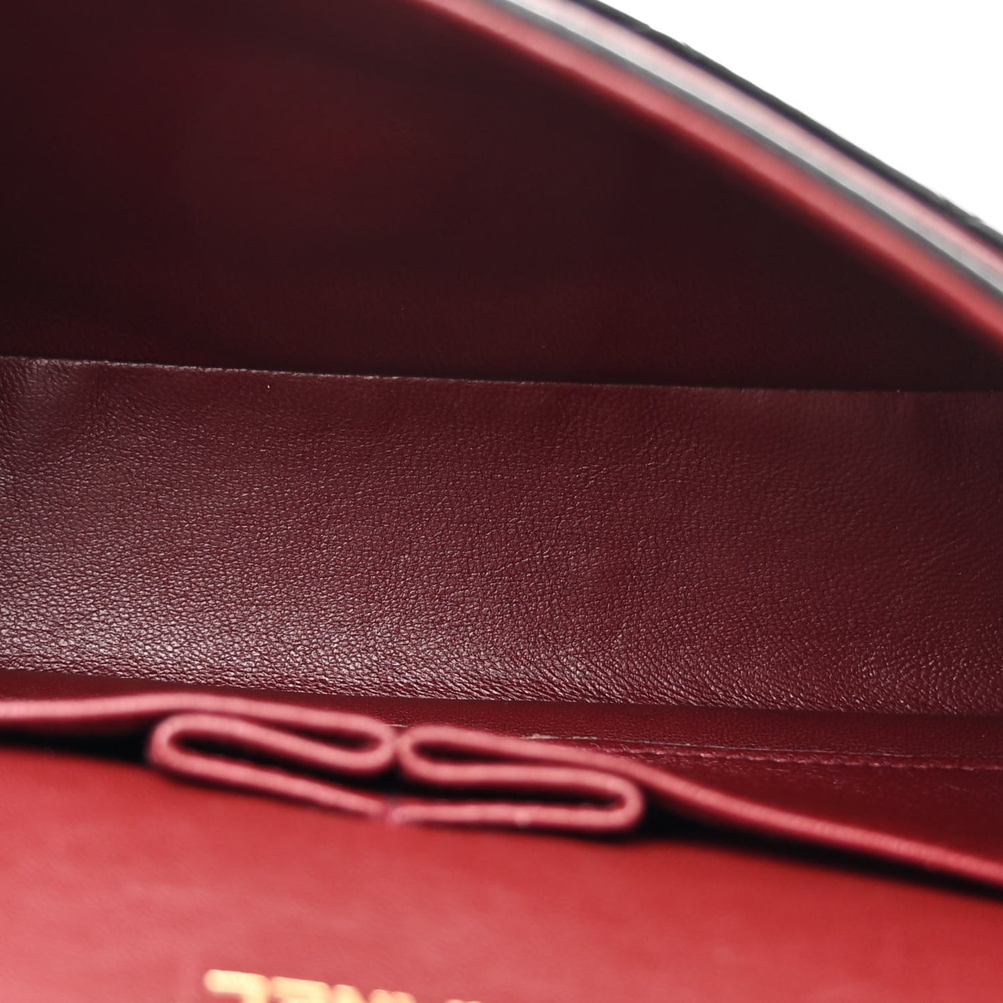 Lambskin Quilted Medium Double Flap Navy