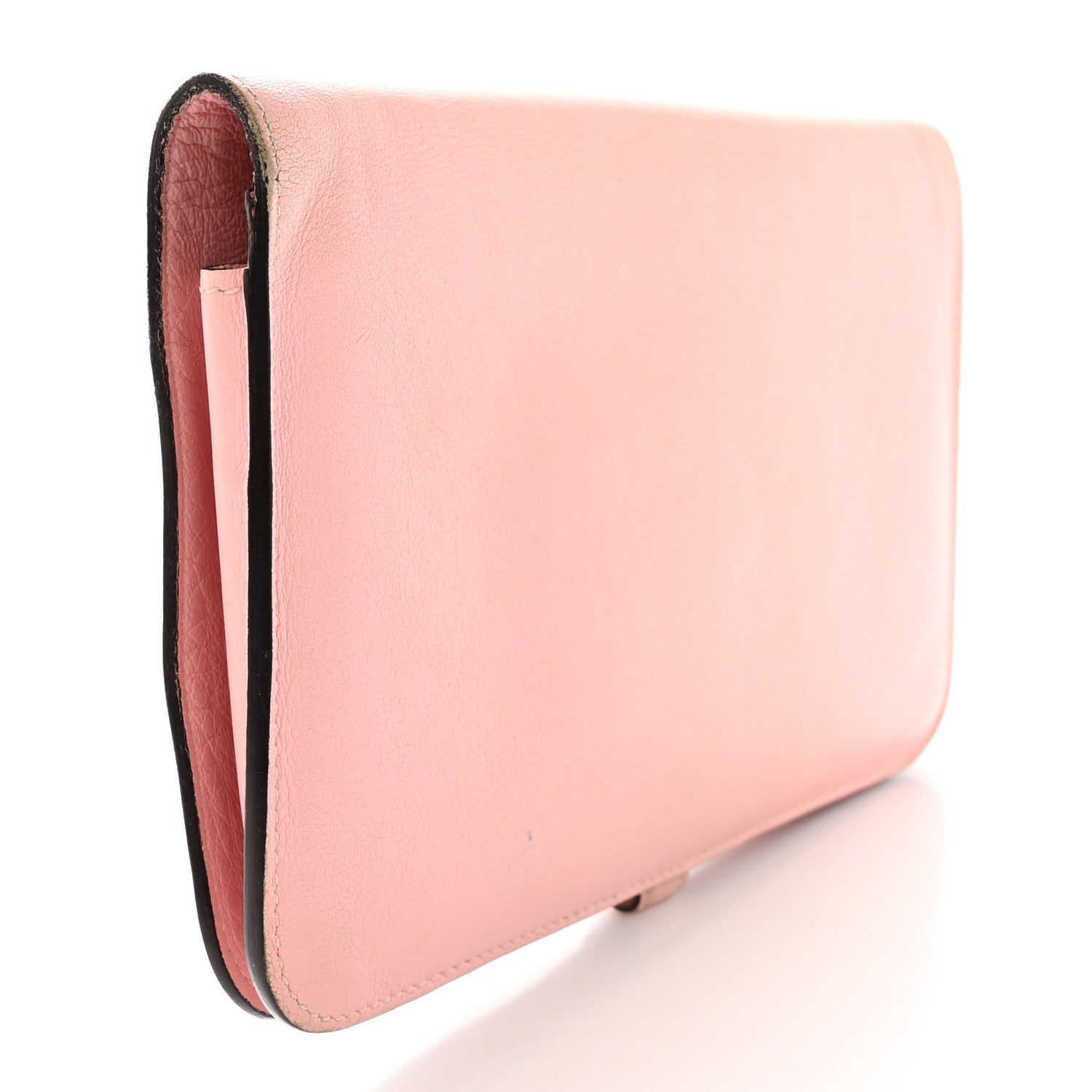 Hermes Swift Dogon Duo Wallet Rose Sakura 3 of 12