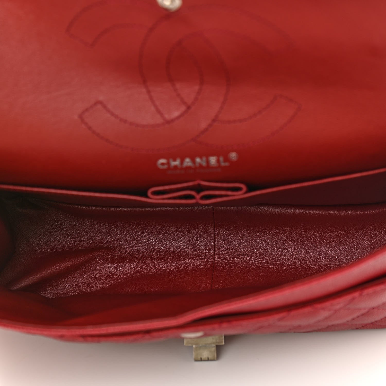 Chanel Caviar Quilted 2.55 Reissue 226 Flap Red 5 of 14