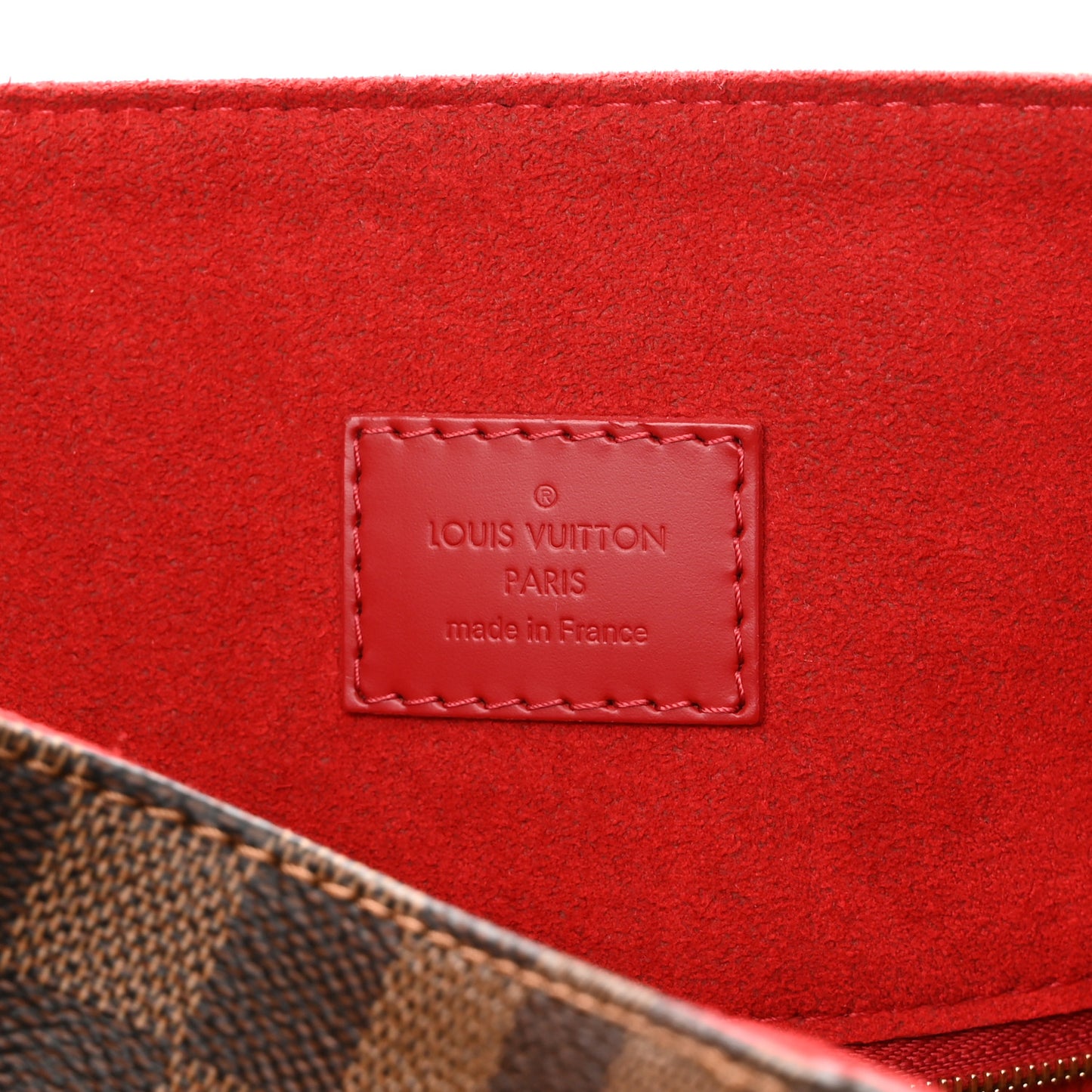 Damier Ebene Caissa Hobo Cherry