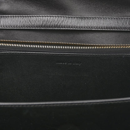 Celine Liege Calfskin Medium Classic Box Flap Bag Black 6 of 11