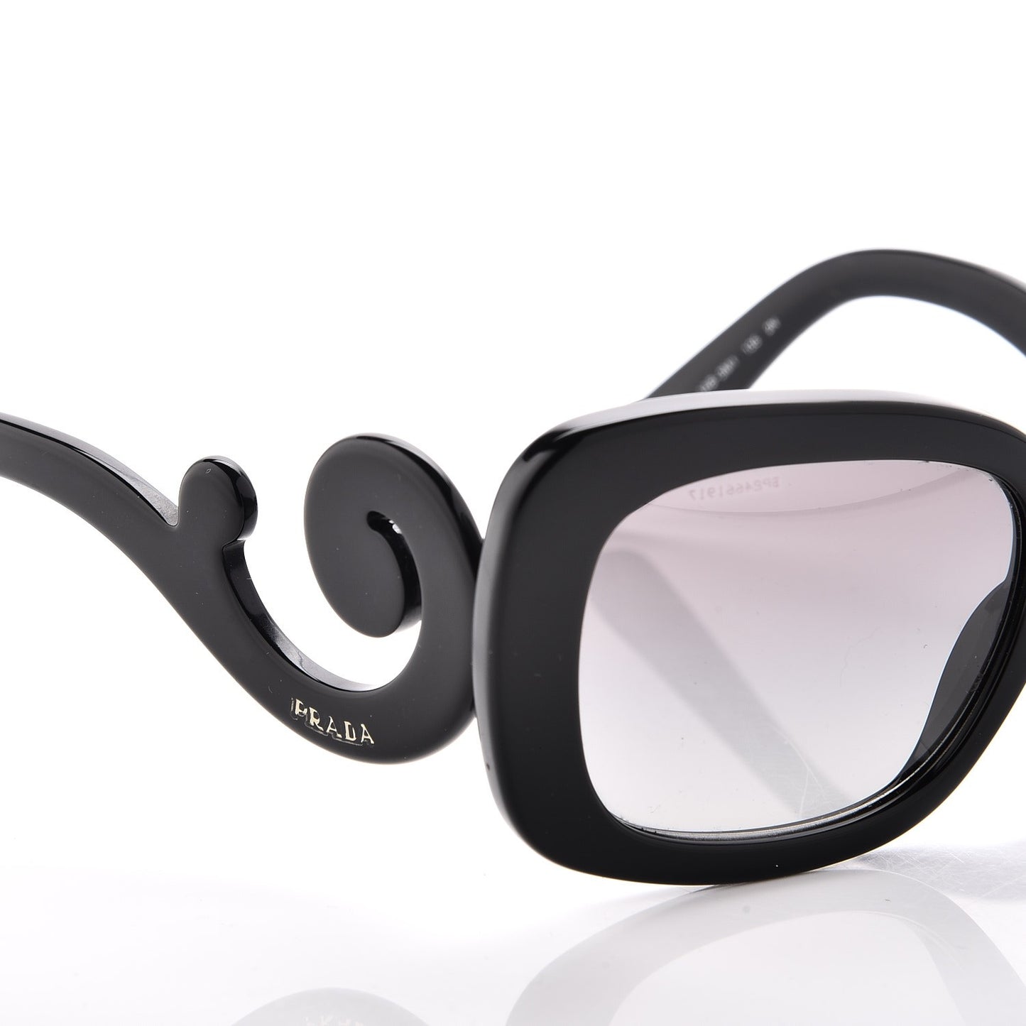 Acetate Baroque Sunglasses SPR 27O Black