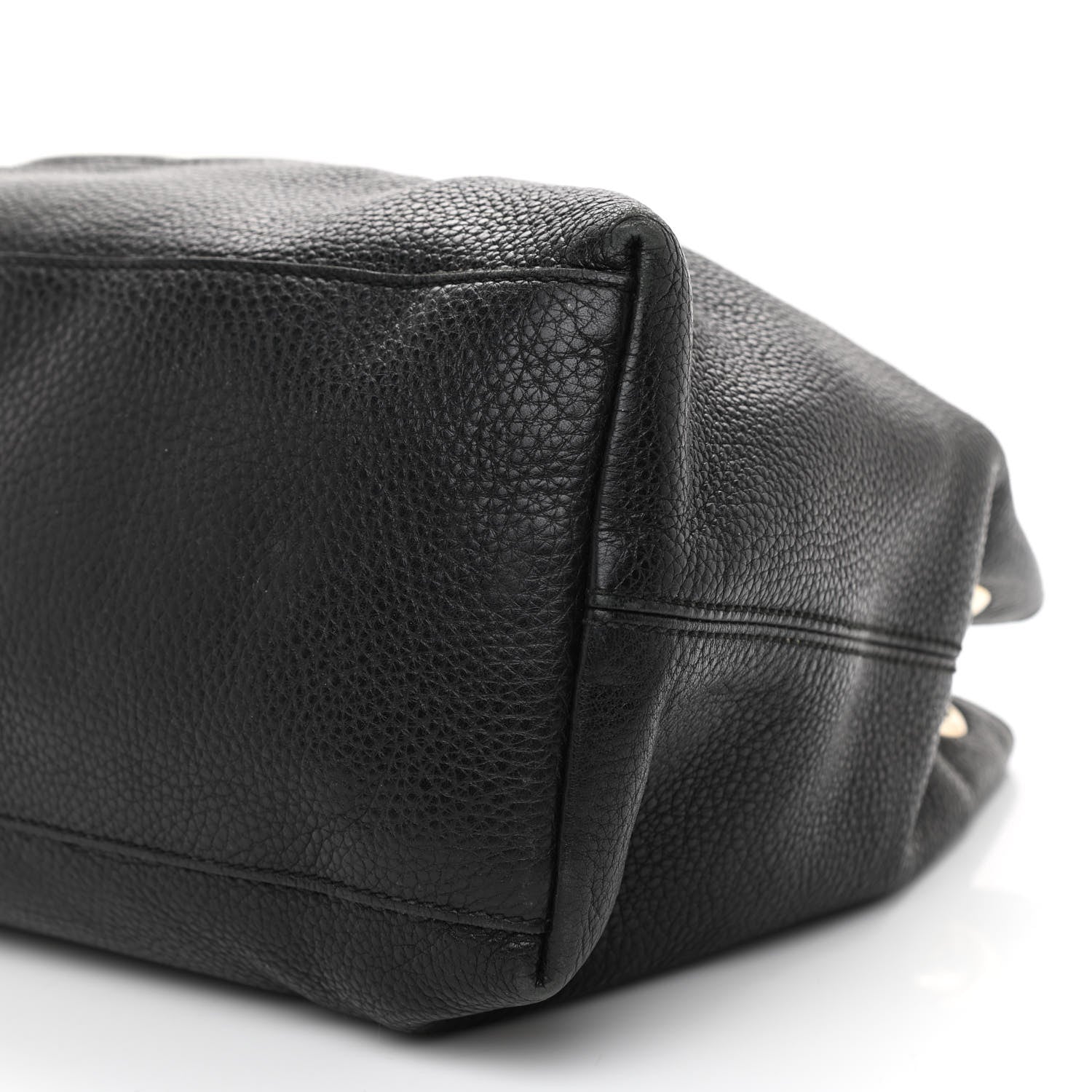 Gucci Pebbled Calfskin Medium Soho Chain Shoulder Bag Black 11 of 15