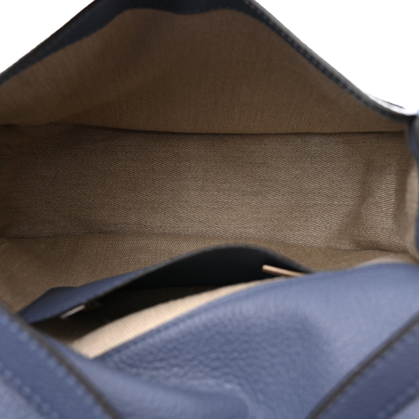 Calfskin Medium Marcie Round Crossbody Bag Street Blue