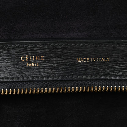 Celine Liege Calfskin Small Trapeze Black 6 of 11