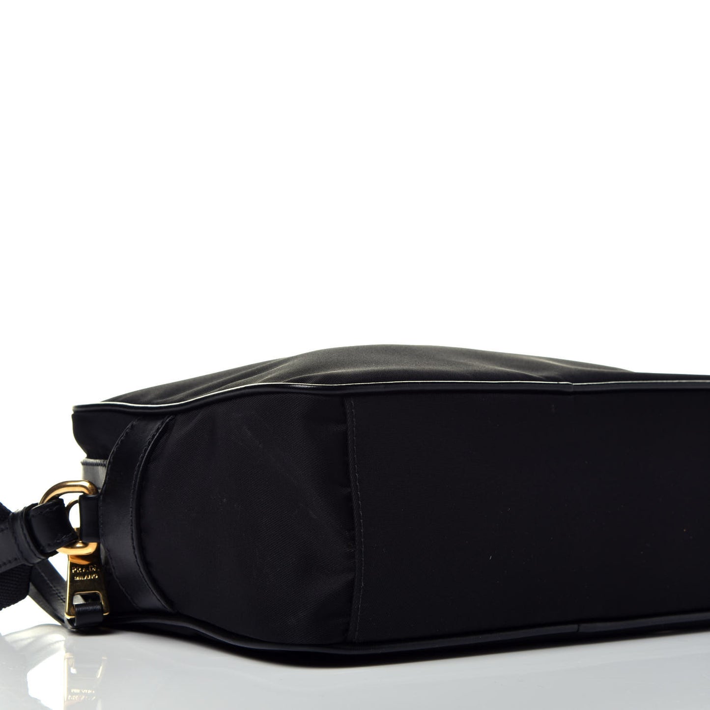 Tessuto Nylon Soft Calf Camera Bag Black