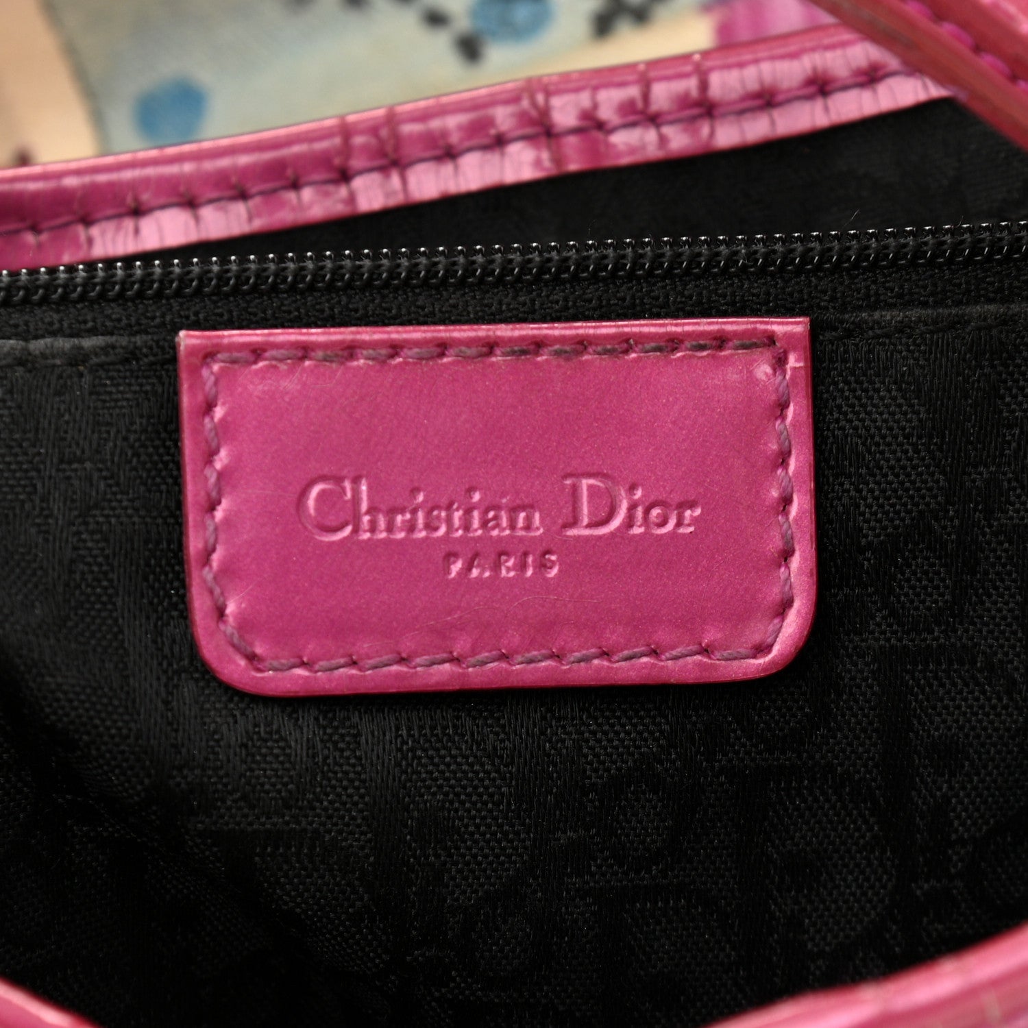 Christian Dior Canvas Filth Saddle Bag Multicolor 6 of 16