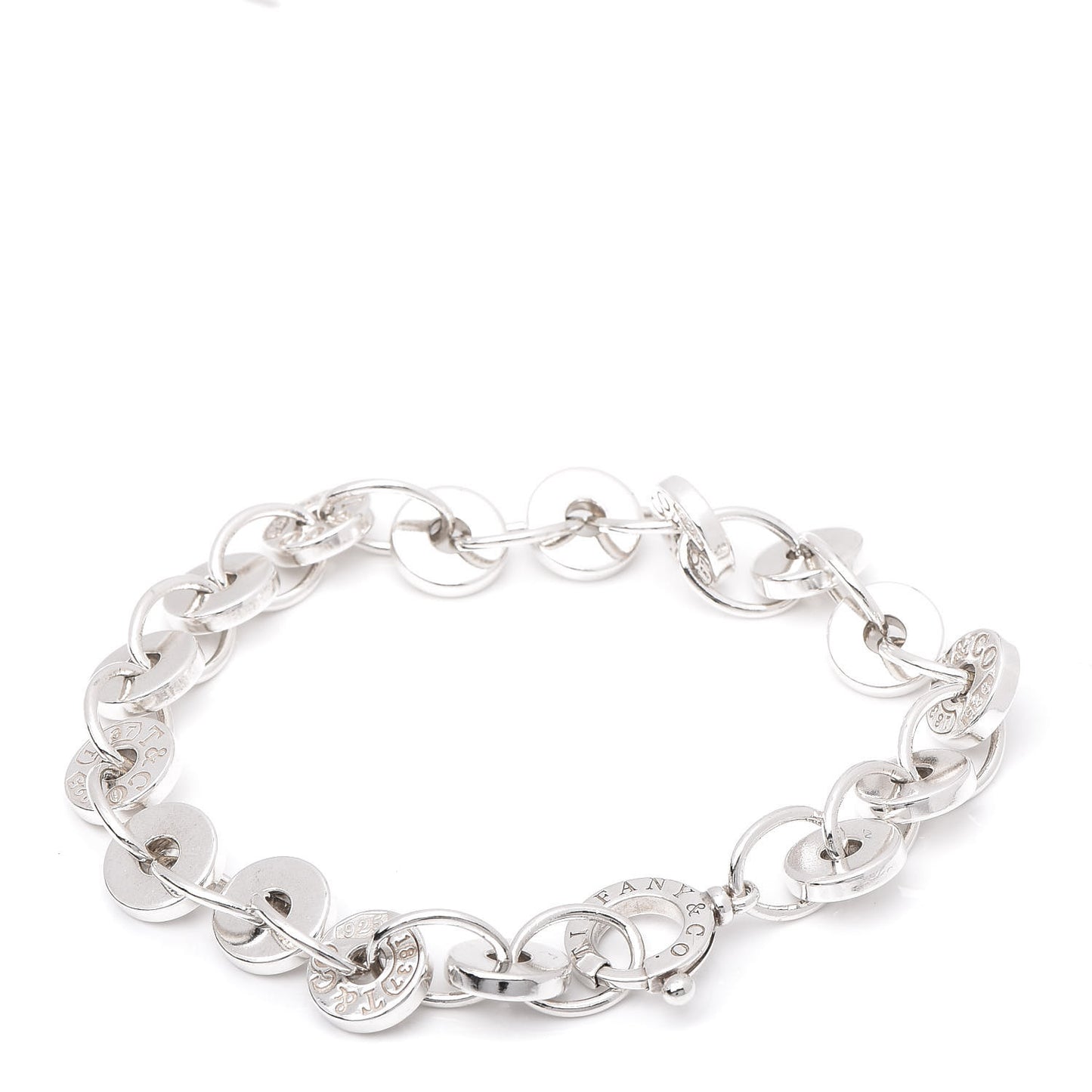 Sterling Silver 1837 Circle Bracelet