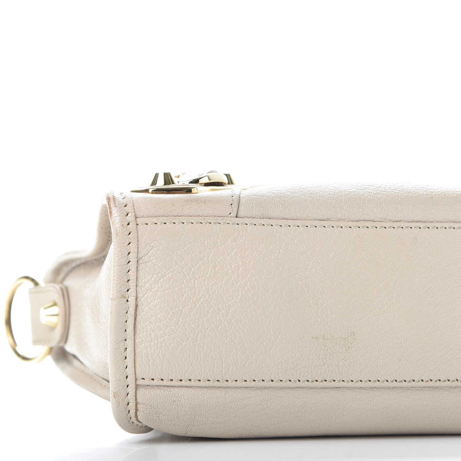 Balenciaga Chevre Gold Metallic Edge Hardware Mini City Beige Praline 5 of 9
