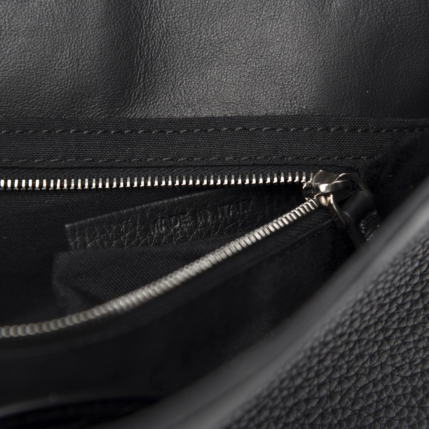 Cuoio Romano Selleria Belt Baguette Bag Black