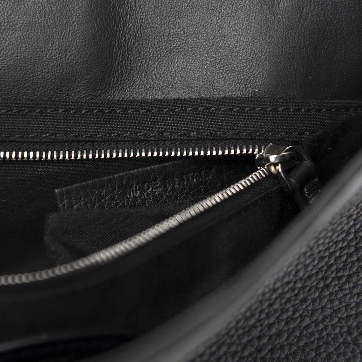 Fendi Cuoio Romano Selleria Belt Baguette Bag Black 10 of 11