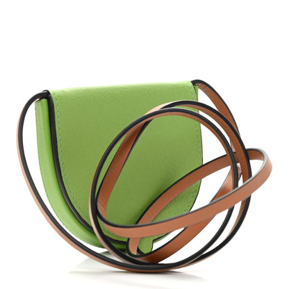 Loewe X MY NEIGHBOR TOTORO Calfskin Mini Heel Pouch Apple Green 3 of 10