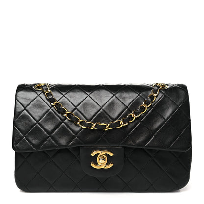 Chanel Lambskin Quilted Small Double Flap Black 1 of 10