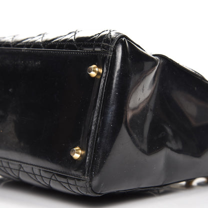 Christian Dior Patent Cannage Medium Lady Dior Black 10 of 12