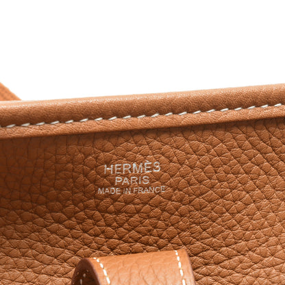 Hermes Taurillon Clemence Evelyne III GM Gold 6 of 7
