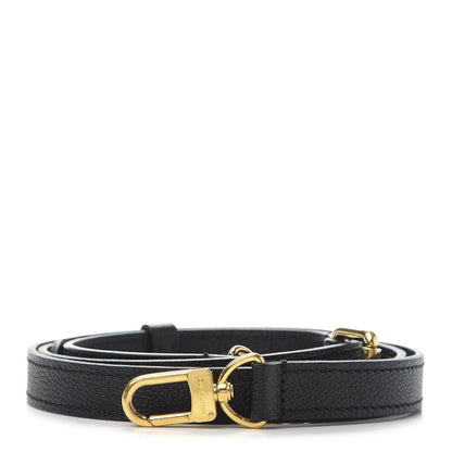 Louis Vuitton Calfskin Metis Adjustable Shoulder Strap Black 1 of 3