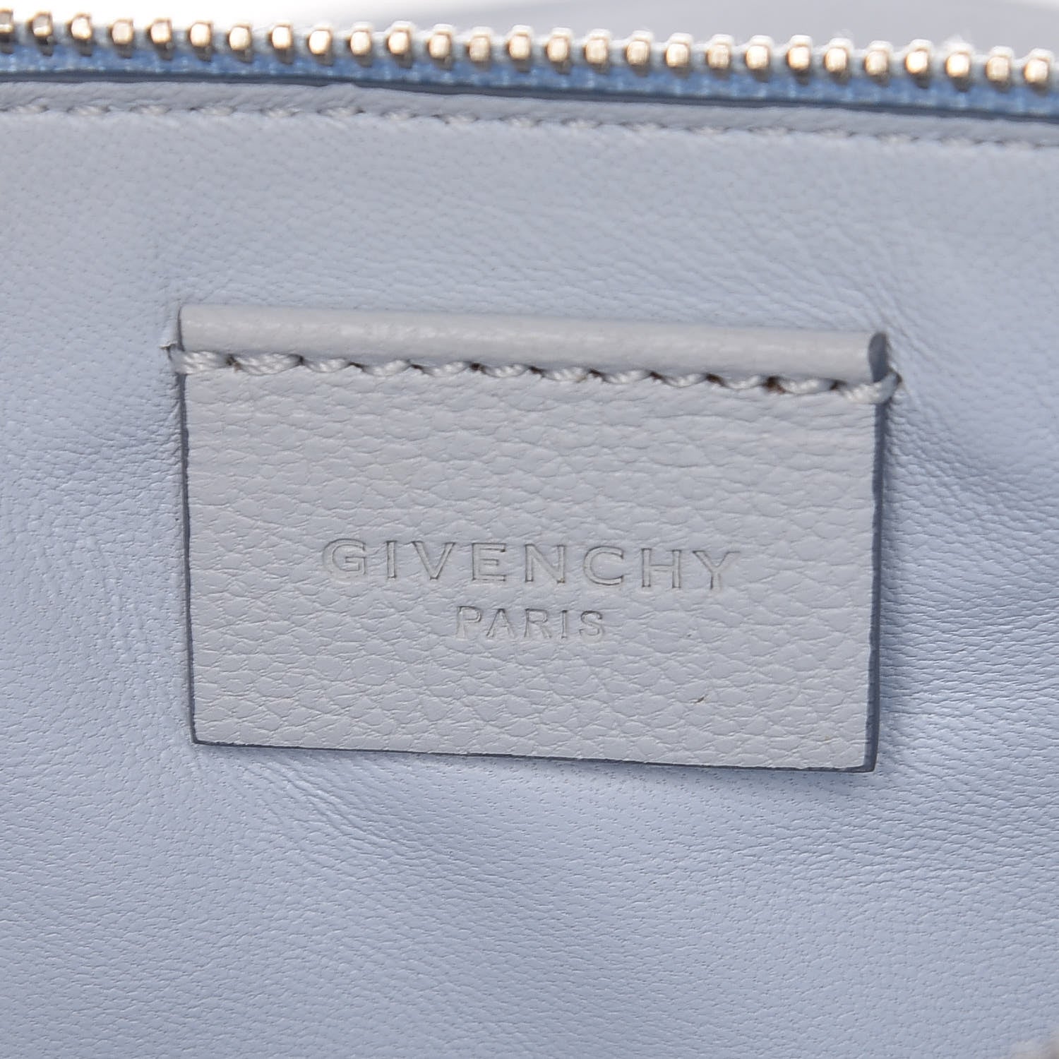 Givenchy Grained Goatskin Antigona Crossbody Baby Blue 8 of 12