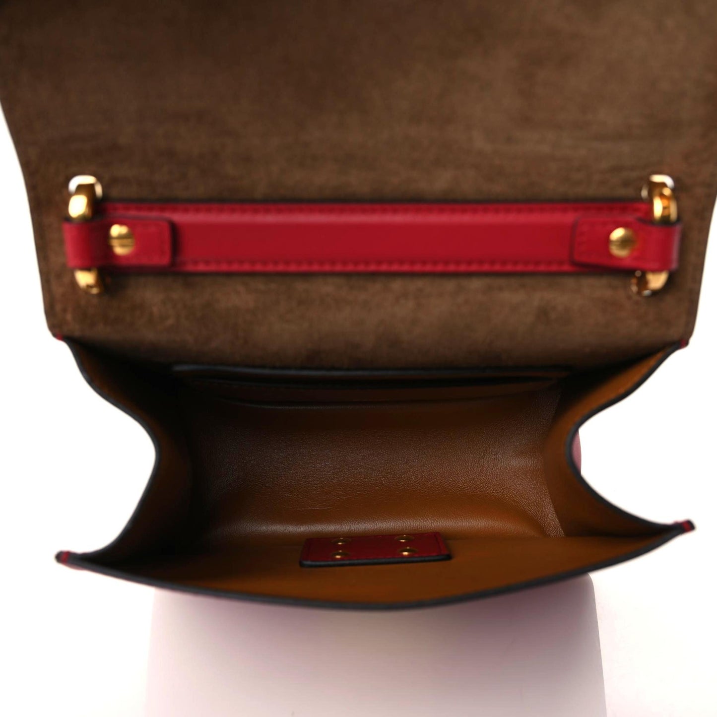 Vitello Grace Matte Small Kan U Shoulder Bag Fragola