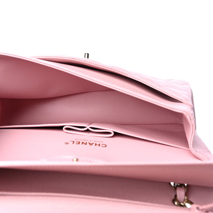 Chanel Caviar Quilted Medium Double Flap Light Pink 5 of 10