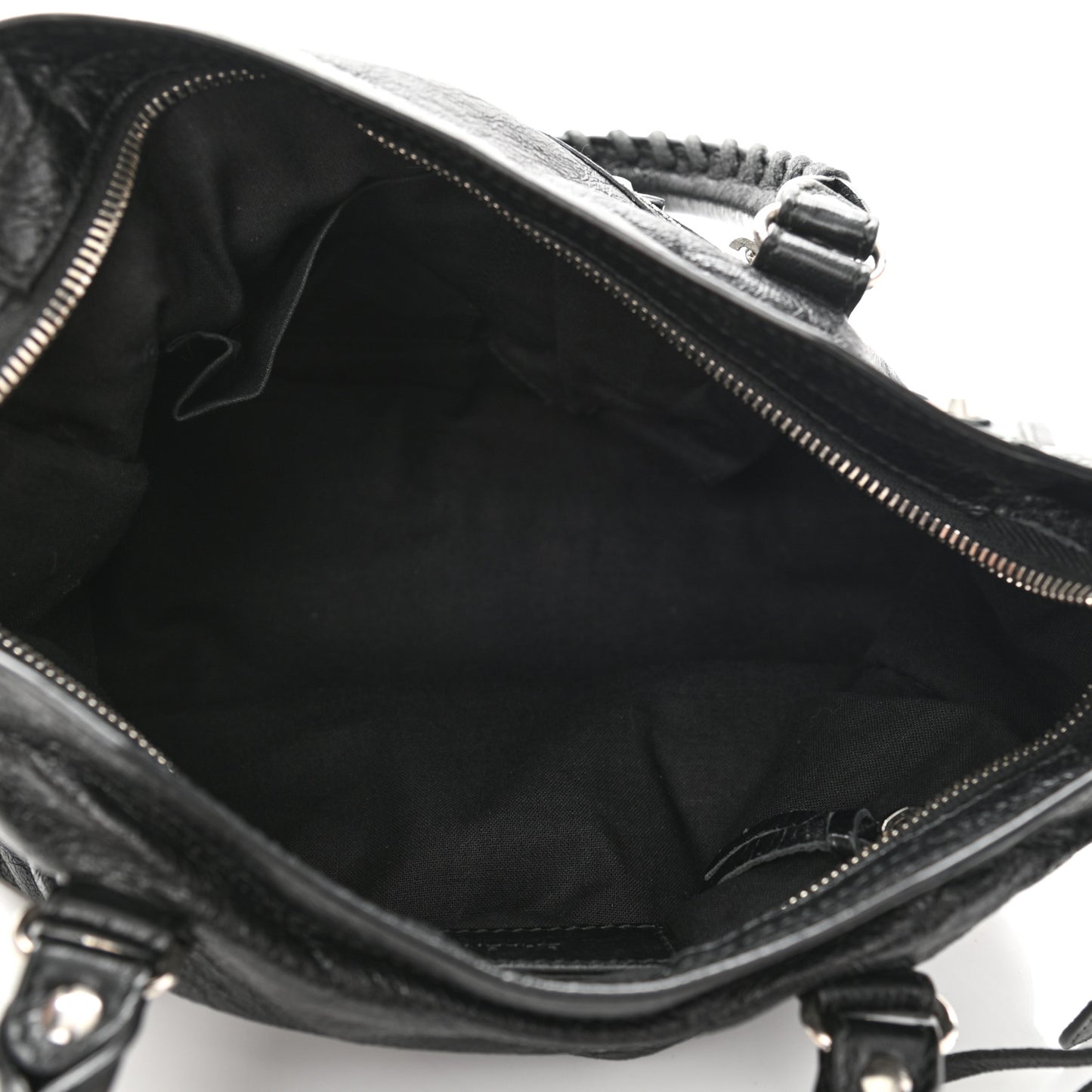 Agneau Classic Silver Hardware S City Black