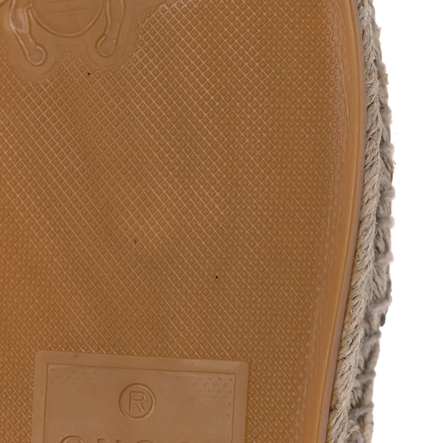 Canvas Logo Espadrilles 37 Greggio White