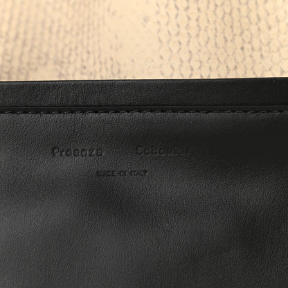 Proenza Schouler Calfskin Snakeskin Embossed XL Ruched Tote Beige Black 6 of 8