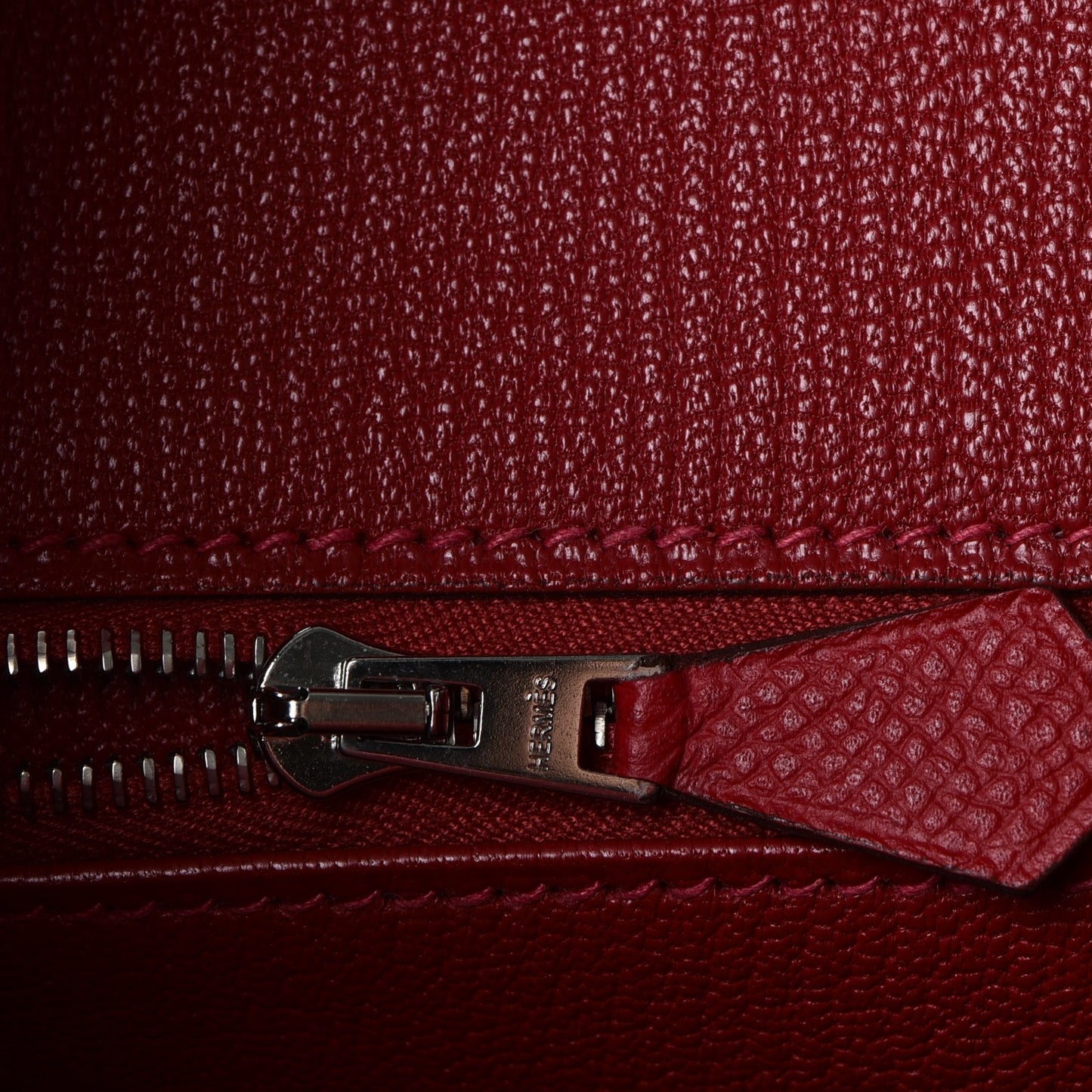 Epsom Birkin 30 Rouge Casaque