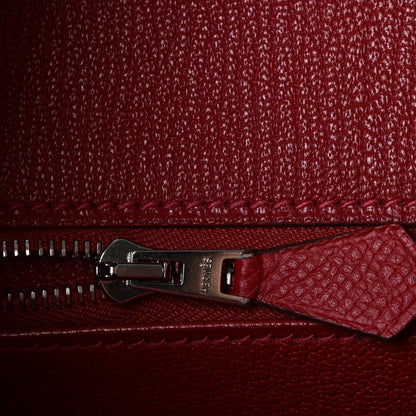 Hermes Epsom Birkin 30 Rouge Casaque 17 of 37