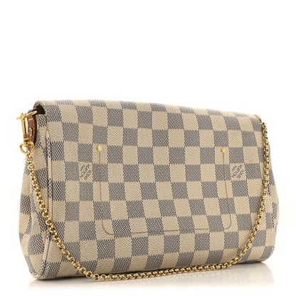Louis Vuitton Damier Azur Favorite MM 3 of 14
