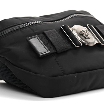 Versace Nylon Palazzo Medusa Belt Bag Black 9 of 11