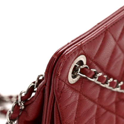 Chanel Caviar Quilted Timeless CC Shopping Tote Red 12 of 12