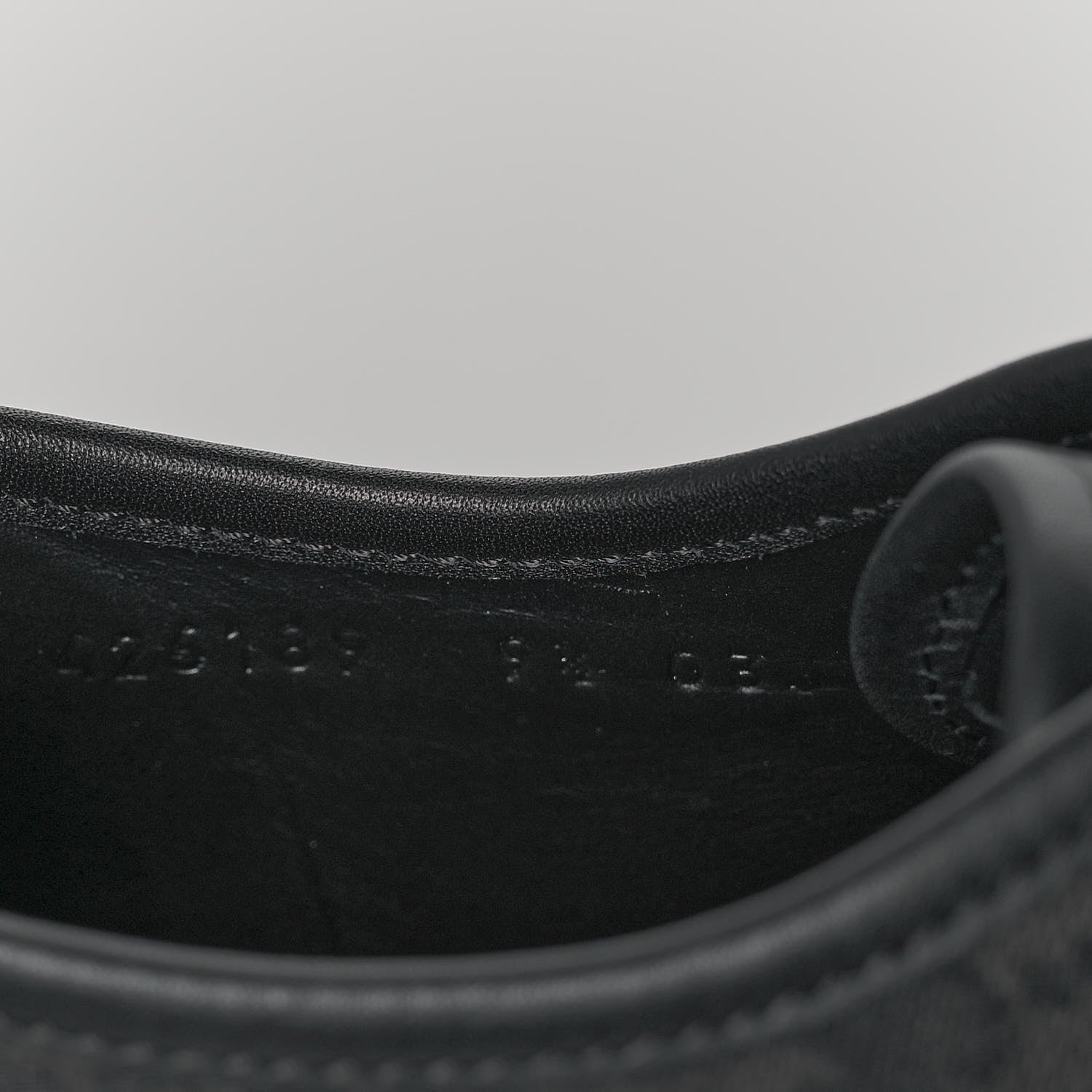 Gucci Monogram Mens Sneakers 9.5 Black Piombo 8 of 8