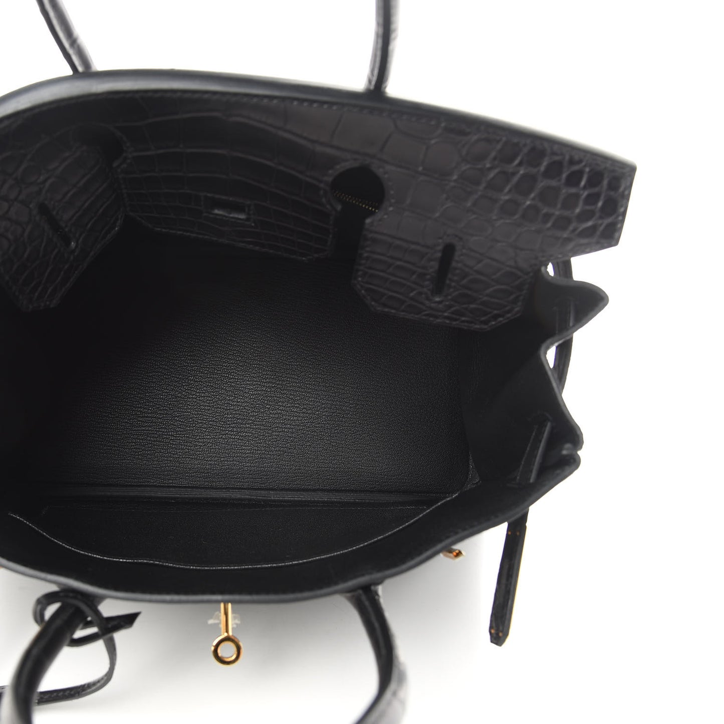 Togo Matte Alligator Birkin Touch 30 Black