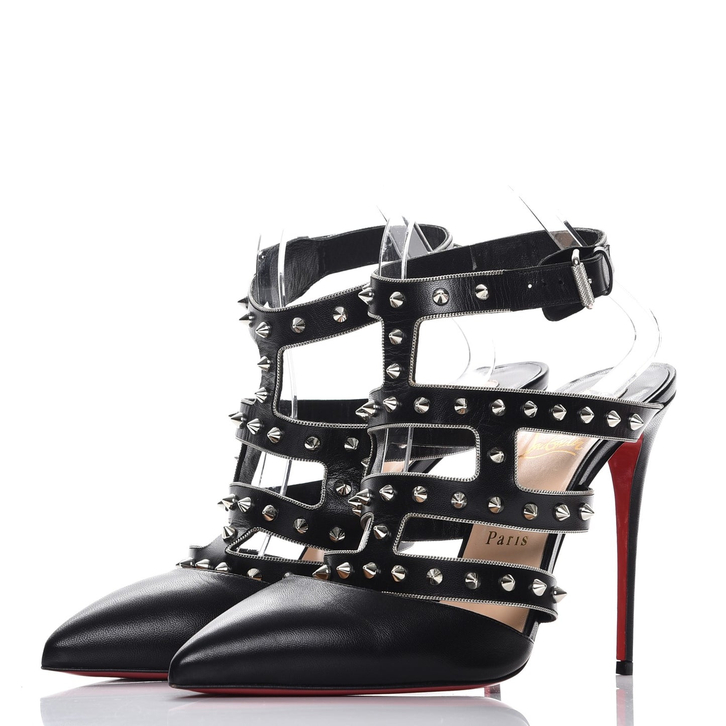 Kid Tchicaboum 100 Pumps 41.5 Black Silver