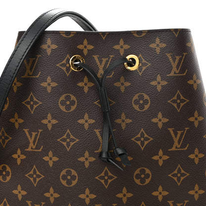 Louis Vuitton Monogram Neonoe MM Black 8 of 14