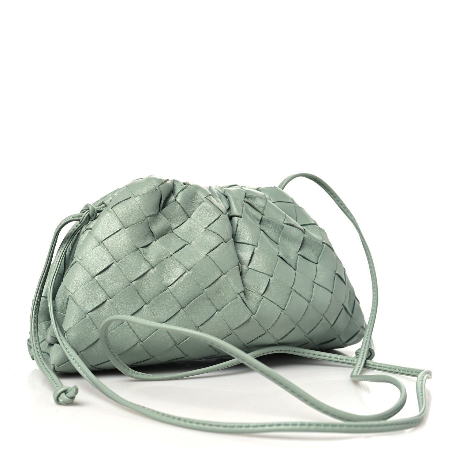 Bottega Veneta Nappa Intrecciato The Mini Pouch New Sauge 3 of 10