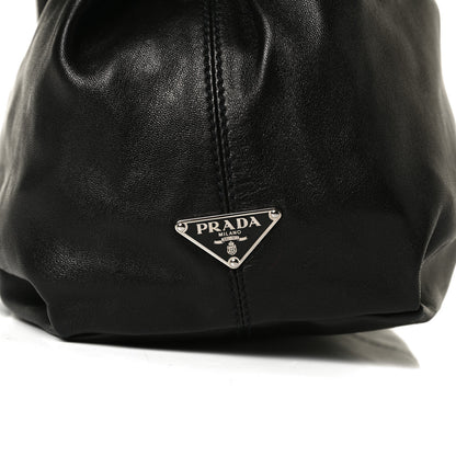 Prada Soft Calf Tote Black 7 of 14
