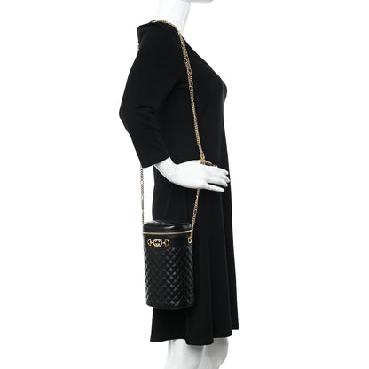 Gucci Calfskin Trapuntata Zumi Belt Bag Black 2 of 9